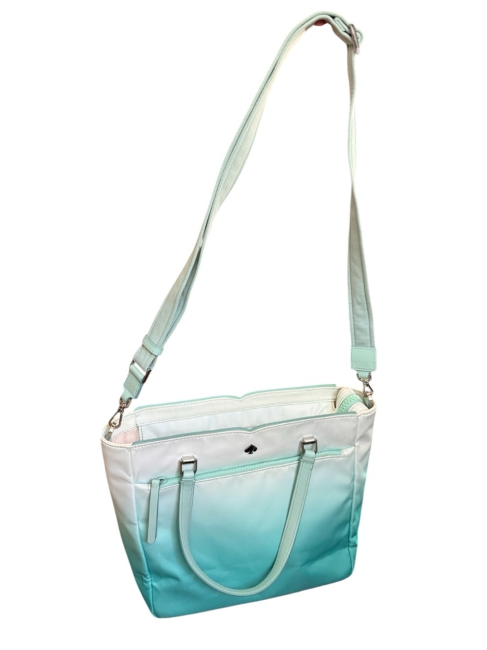 Kate Spade New York Jae Degrade Medium Satchel in Fiji Green w/COA